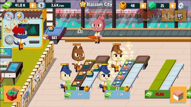 Sushi, Inc. - Ios Gameplay | New Game смотреть онлайн