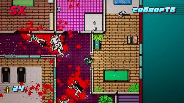Hotline Miami 2 Wrong Number - Rank A+ - Let's Play - Commentary w/xopher - Act 5 "Intermission" смотреть онлайн