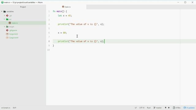 Rust Programming Tutorial #4 - Variables смотреть онлайн