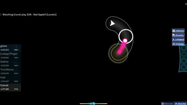 SPEED GOD | ZUN - Bad Apple!! [Lunatic] +DT 95.87% FC *242 bpm* смотреть онлайн