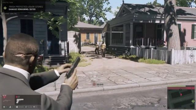 Shooting up businesses with Tommy gun - Mafia III смотреть онлайн