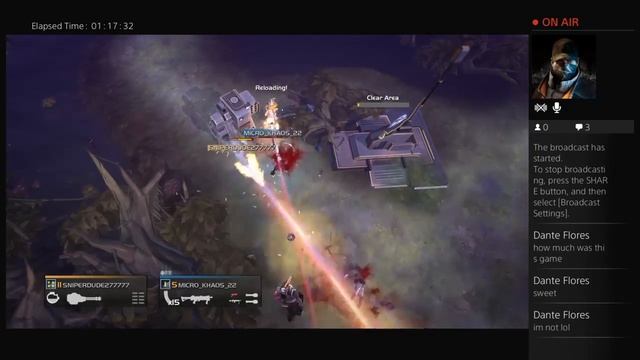 SNIPERDUDE277777's Live PS4 Broadcast hell divers with friends смотреть онлайн