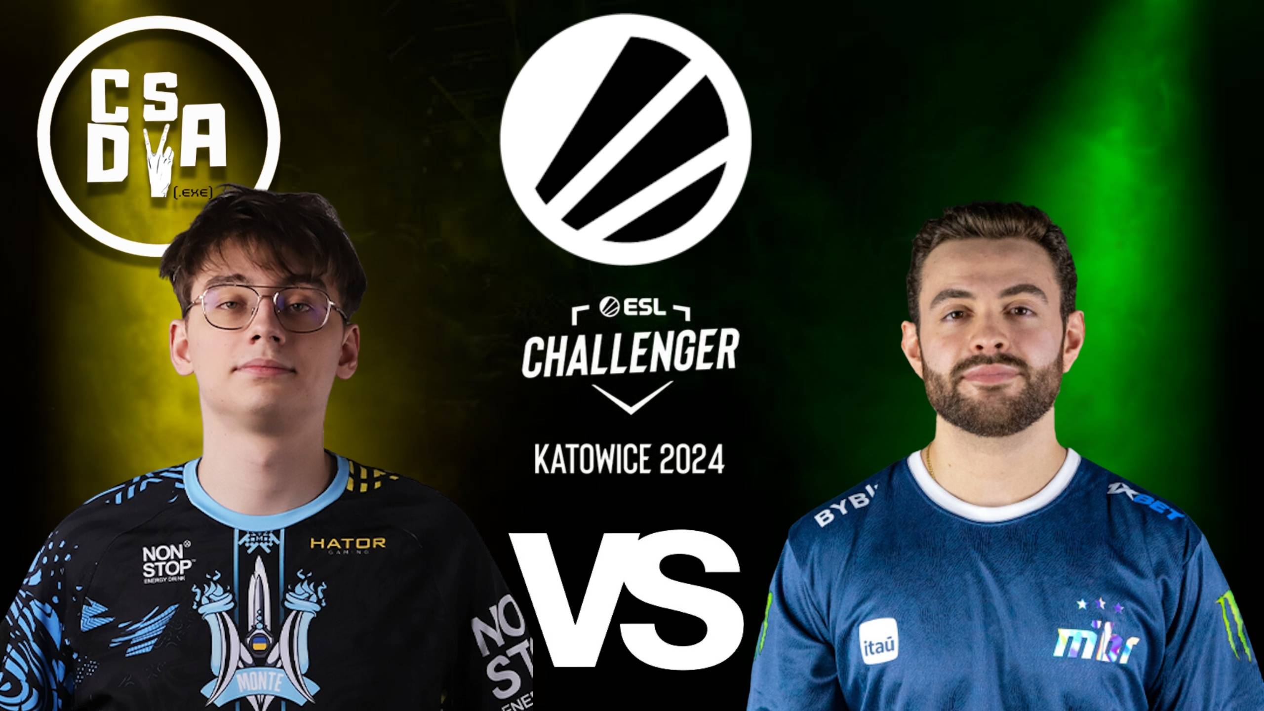 Monte vs MIBR Хайлайты ESL Challenger Katowice 2024 CS2