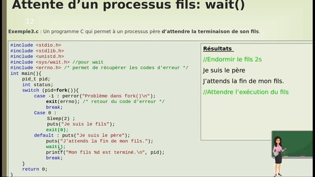 Sychronisation de processus pere fils смотреть онлайн