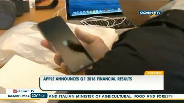 Apple announces Q1 2016 financial results - Kazakh TV смотреть онлайн