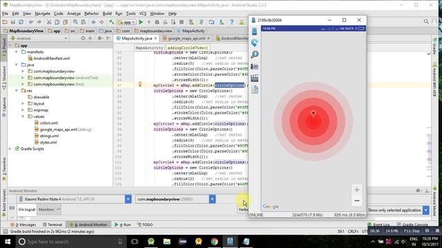 Android MapView Animation смотреть онлайн