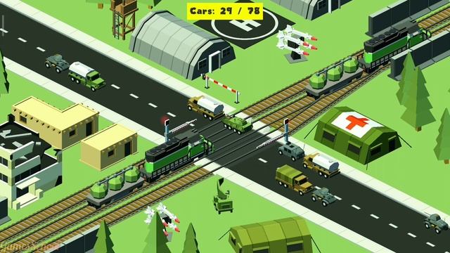 Army Vehicles Train Track Crossing - Train Game - Railroad Crossing Pro - Android Gameplay #0000014 смотреть онлайн