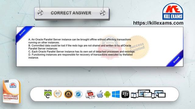 HP0-054 - Compaq/Oracle 8i I&P with Windows NT Real Exam Questions and Answers by Killexams.com смотреть онлайн