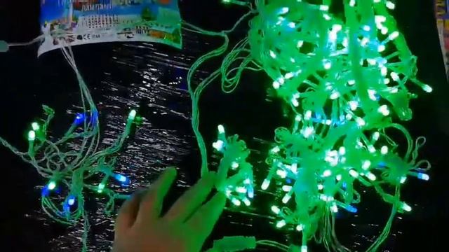 Новогодняя светодиодная гирлянда "Занавес" ZWM-5-320LED Ш:3м, В:2м, Большие диоды, мульти цвет смотреть онлайн