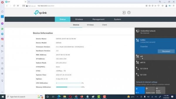 How to configure TP Link EAP 245 access point  || EAP 245 Ceiling omada AP Configuration