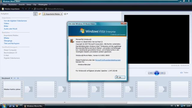 Windows Vista Enterprise with Service Pack 2 (German) in VMWare Workstation Pro! смотреть онлайн