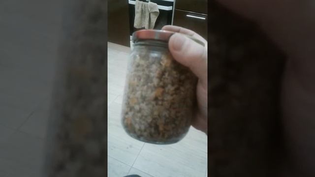 Греча с морковкой и луком в автоклаве