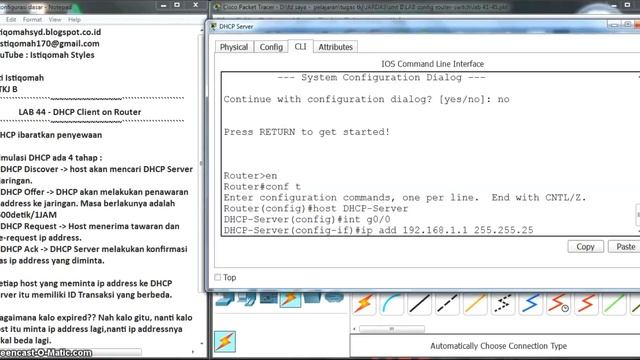 #LAB 44 - DHCP Client on Router смотреть онлайн
