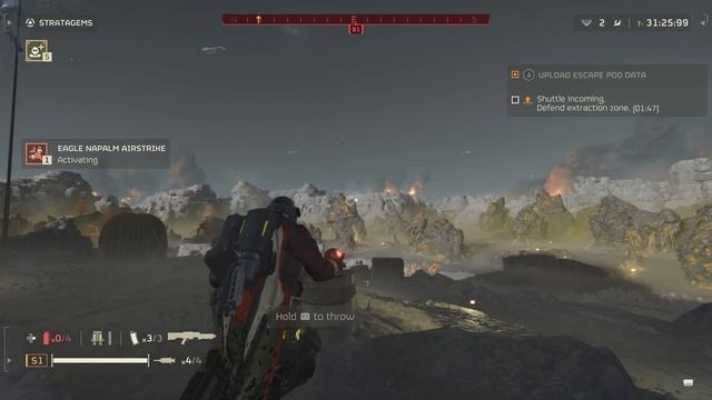 Helldivers 2 Jetpack Mission - PS5 4K HDR смотреть онлайн