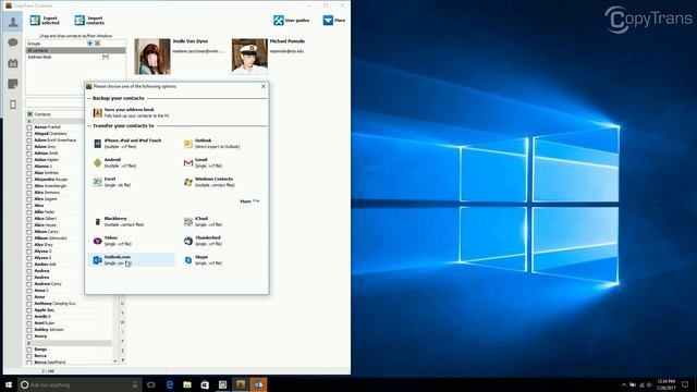 How to import iPhone contacts to Hotmail смотреть онлайн