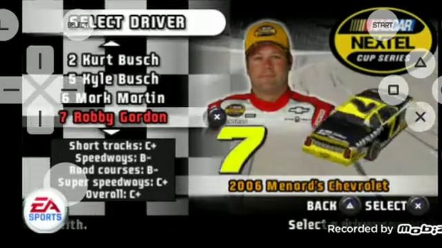 NASCAR PSP all cars that are unlocked Nextel Cup смотреть онлайн