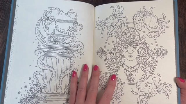 Hanna Karlzon tales from Atlantis colouring book ~ flip through #supporthannakarlzon смотреть онлайн