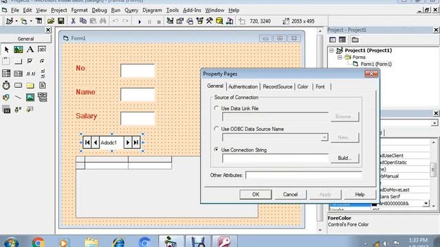 ADODC CONNECTION IN VISUAL BASIC AND ACCESS смотреть онлайн