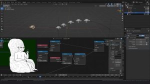 ГЕОНОДЫ: Движение объектов по кривой | Blender