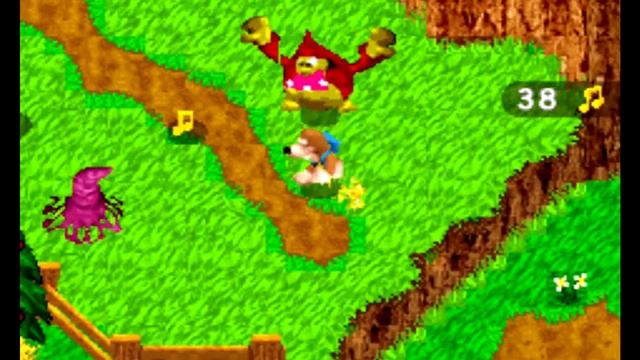 Banjo-Kazooie: Grunty's Revenge (GBA) Gameplay on a JXD S7800 Android Gaming Tablet смотреть онлайн
