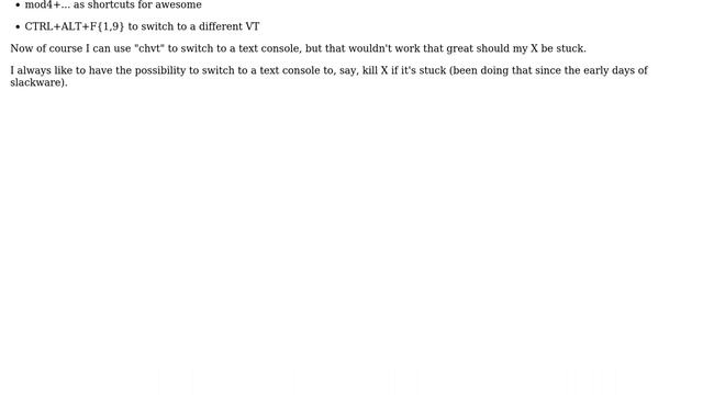 Unix & Linux: Cannot switch to console anymore after using Alt_R as mod4 смотреть онлайн