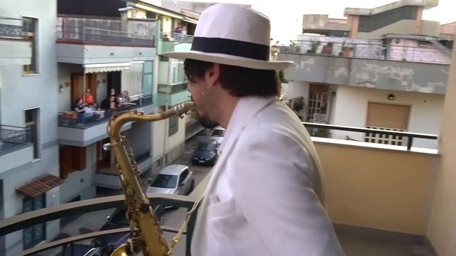 "Don't You Worry Child" - Swedish House Mafia | BALCONY SAX PERFORMANCE смотреть онлайн