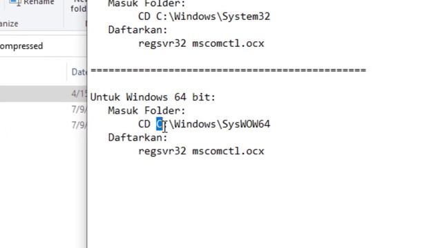 Cara Mengatasi Error Component MSCOMCTL.OCX Windows 10 Aplikasi Kelk Tidak Bisa dibuka смотреть онлайн