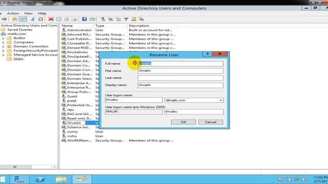 How to Rename Domain User in Windows Server 2012 R2 смотреть онлайн