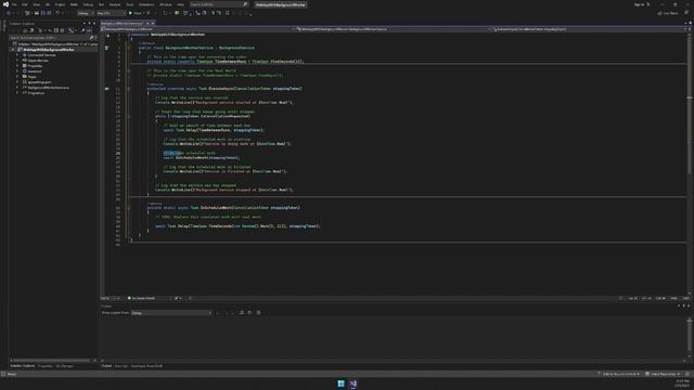 ASP.Net Web App with Background Service смотреть онлайн