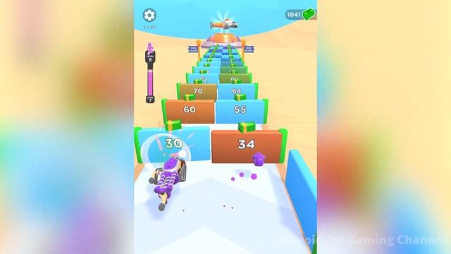Roll and Rush - All Levels Gameplay Android,ios (Part 26) смотреть онлайн