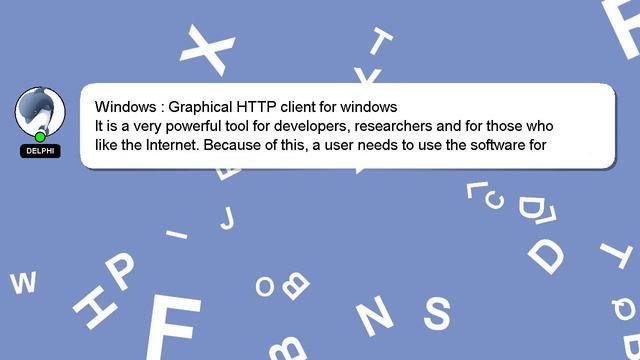 Windows : Graphical HTTP client for windows смотреть онлайн