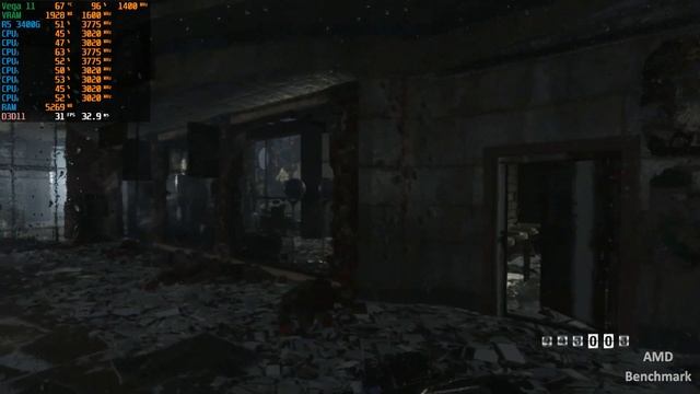 Metro Exodus - Ryzen 5 3400G Benchmark смотреть онлайн