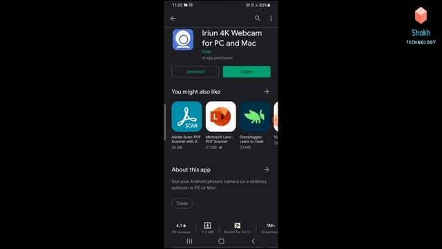 How to use Phone as Webcame By Shokh Technology смотреть онлайн