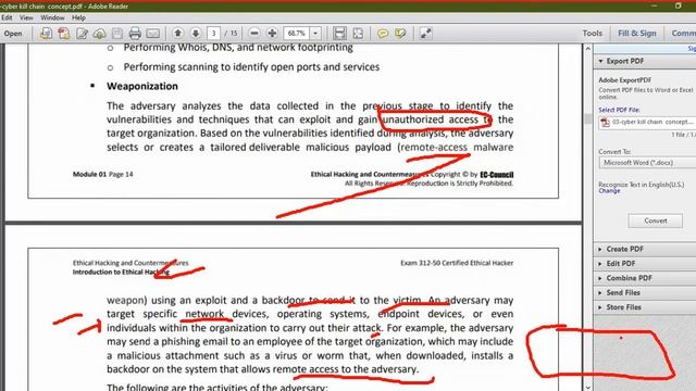 CEH :: Module 1 : Part 10 - Cyber Kill Chain B- weaponization смотреть онлайн