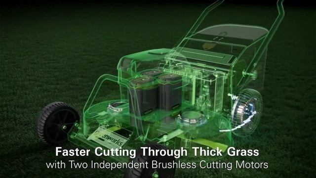 Аккумуляторная газонокосилка Greenworks GC82HPLM76, 2519207 смотреть онлайн