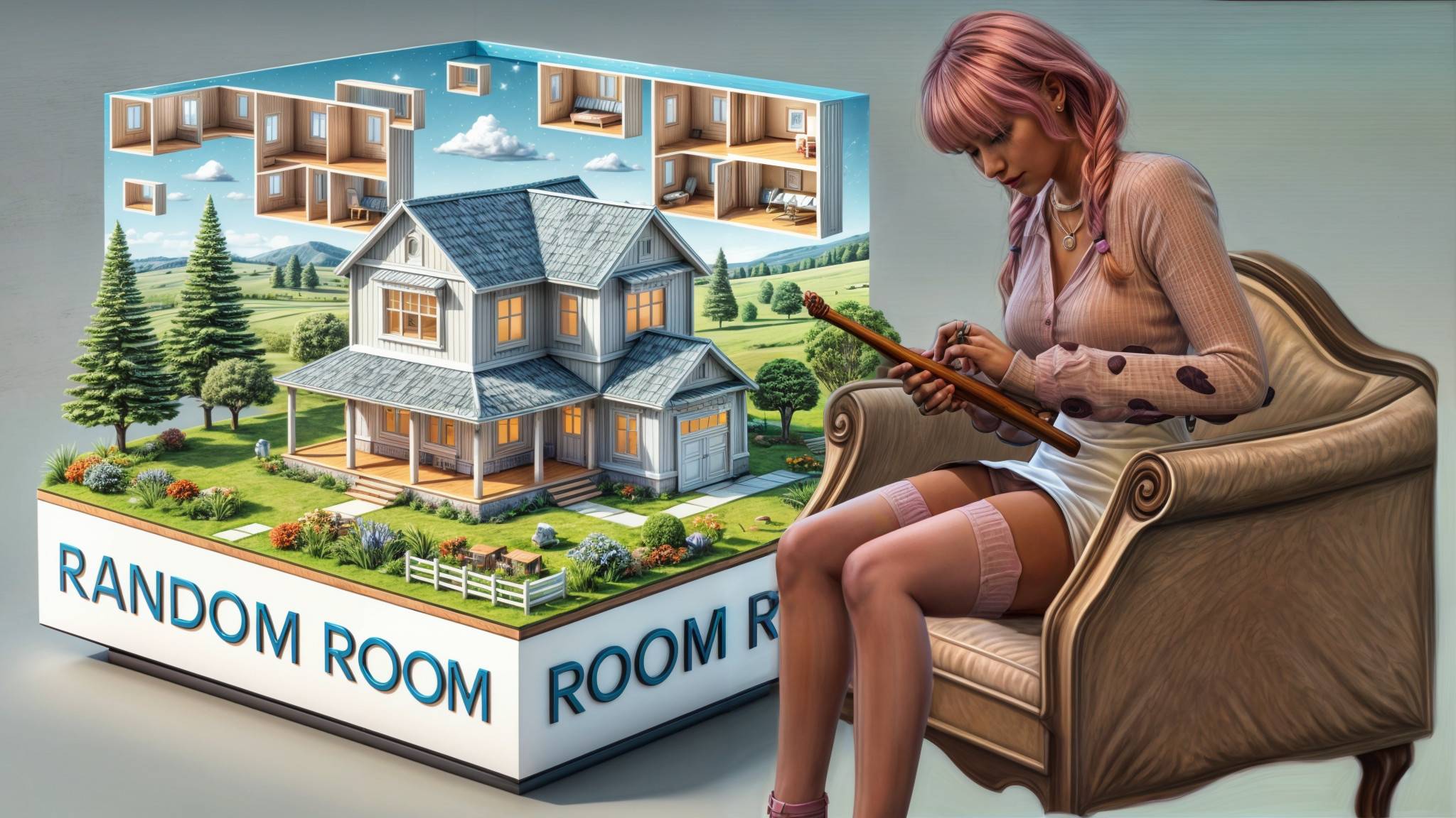 СТРОЮ ДОМ 📏 ГДЕ КАЖДАЯ КОМНАТА 📏 РАНДОМНОГО РАЗМЕРА смотреть онлайн