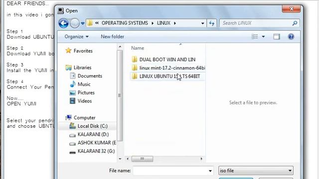 BOOT YOUR PENDRIVE WITH UBUNTU/WINDOWS OS смотреть онлайн