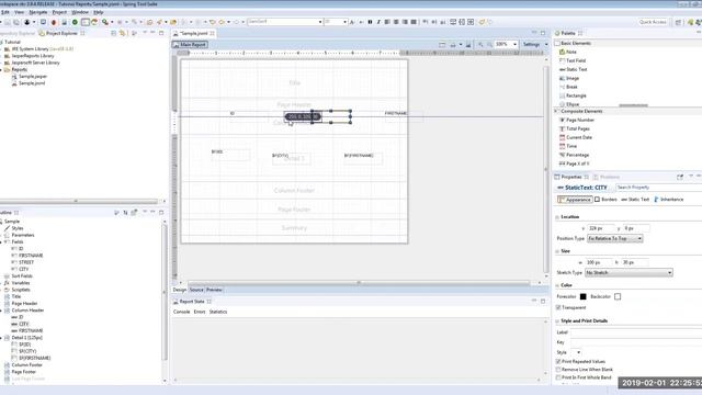 Jasper Report creation смотреть онлайн