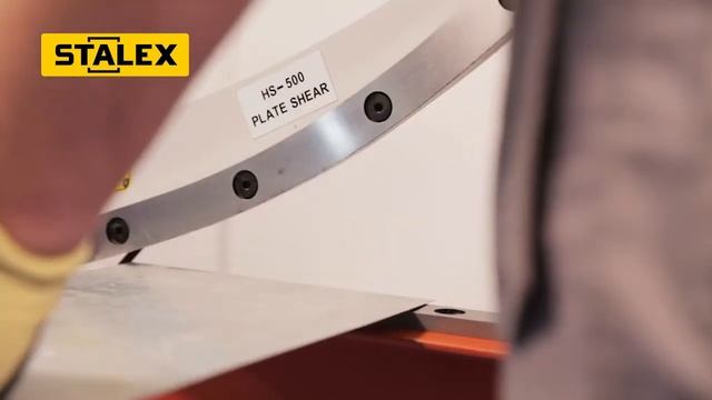 Гильотина ручная сабельного типа Stalex HS-500 | Видео работы смотреть онлайн