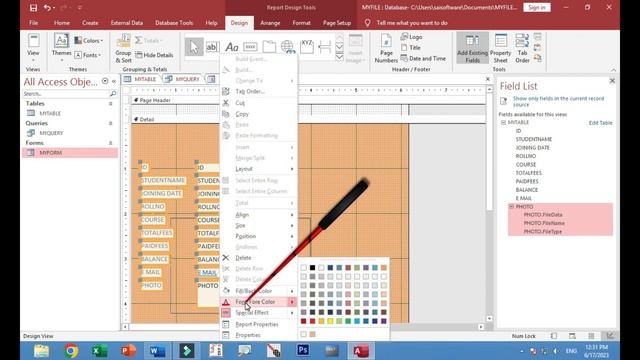 Form Design || Reports || Macro || Ms Access 2016 смотреть онлайн