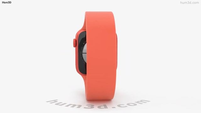 Apple Watch Series 6 44mm Aluminum Red 3D model by 3DModels.org смотреть онлайн