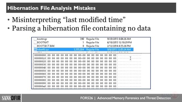 1.6 Hibernation File Analysis смотреть онлайн