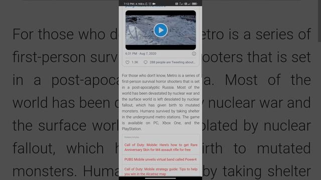 PUBG PARTNERSHIP WITH METRO EXODUS