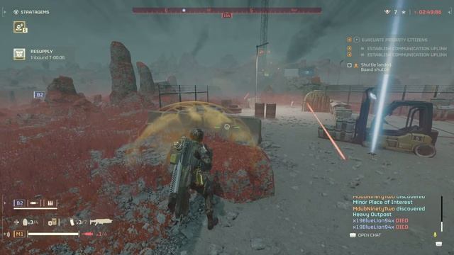 HELLDIVERS 2 - Shuttle Glitched Out смотреть онлайн