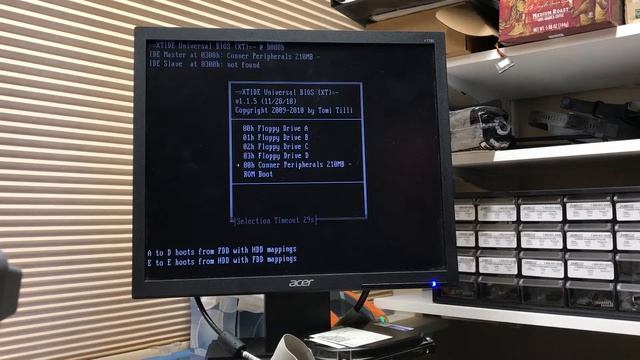 IBM 5150 Clone Kit - Part 8 - Setting up an IDE hard drive with the XT-IDE - STB76 смотреть онлайн