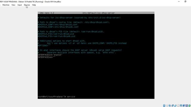 Konfigurasi DHCP dan SSH Server di Debian 10 смотреть онлайн