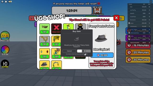 Sniping Fancy Pants Fedora (free ugc limited) смотреть онлайн