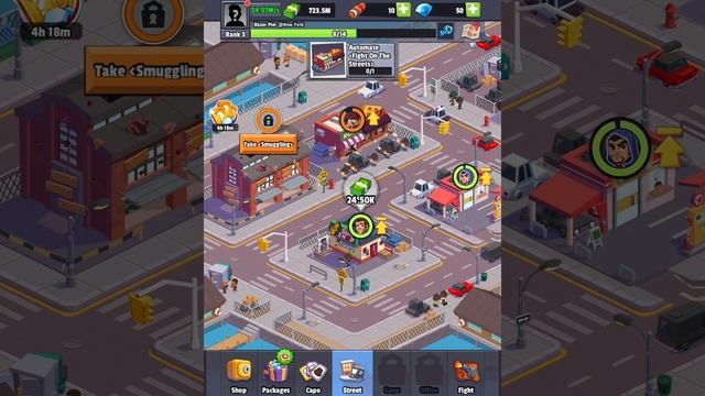 Idle Mafia reaching rank 4. #trending смотреть онлайн