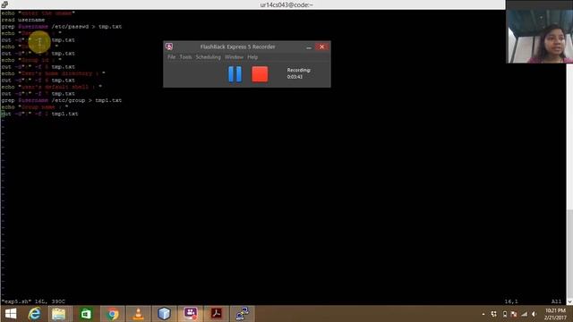 Exp 5 File Processing using cut and grep(Unix Lab) смотреть онлайн