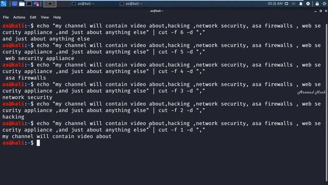 cut tutoral for beginners on kali linux смотреть онлайн